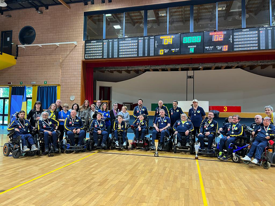 la formazione di powerchair hockey magic torino