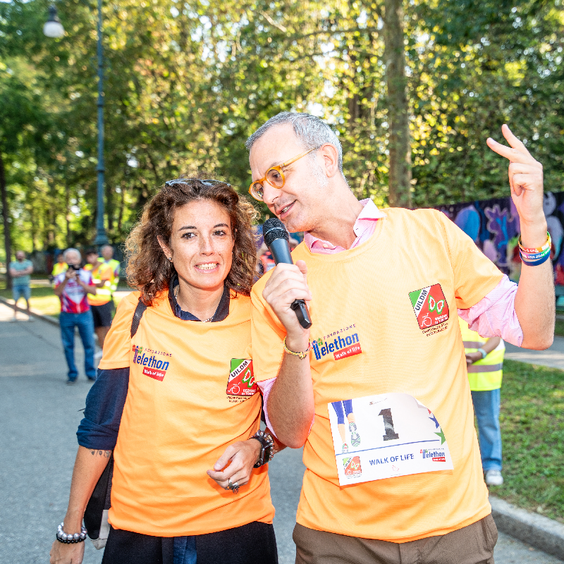 gli assessori Foglietta e Rosatelli alla walk of life 2023